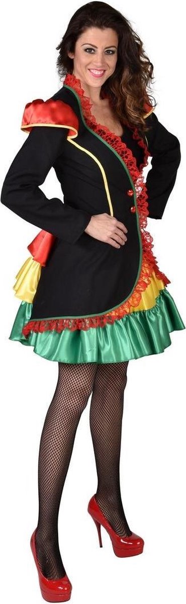 Limburg Kostuum | Limburgs Carnaval Rio Brasil Jas Vrouw | XL | Carnaval kostuum | Verkleedkleding